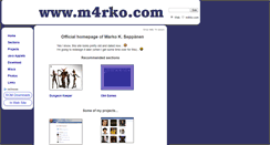 Desktop Screenshot of m4rko.com