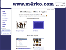 Tablet Screenshot of m4rko.com